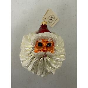 Christopher RADKO WINTER WIND Ornament Hanging Santa 1995 New with tags